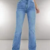 New-women-s-hot-jeans-slimming-European-and-American-style-casual-versatile-high-waist-washed-Denim-1