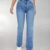 New-women-s-hot-jeans-slimming-European-and-American-style-casual-versatile-high-waist-washed-Denim-3